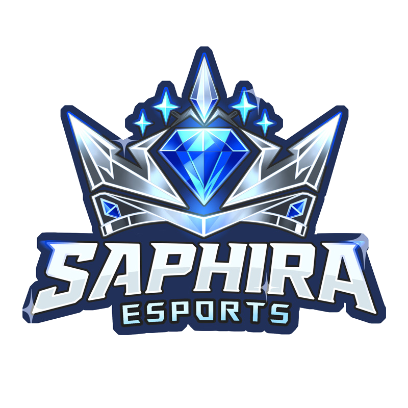 Saphira Esports — crown and sapphire crest